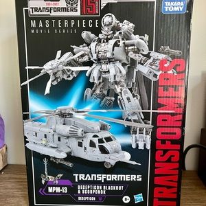 NEW Transformers Masterpiece Mpm-13 Decepticon Blackout& Scorponok Some Box Wear